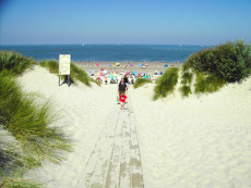 Weg zum Strand